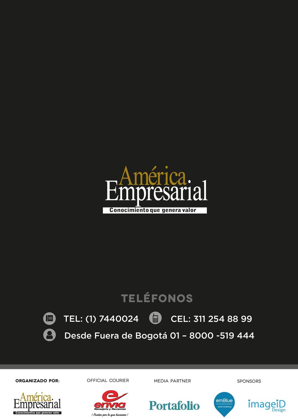 Bogotá 01 8000-519 444 Organizado