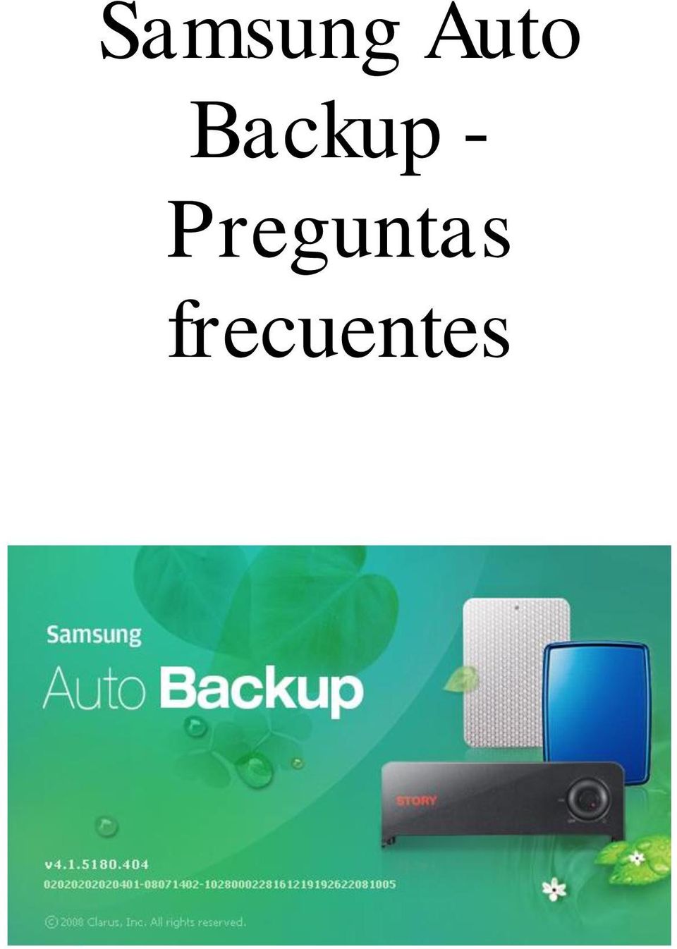 Backup -