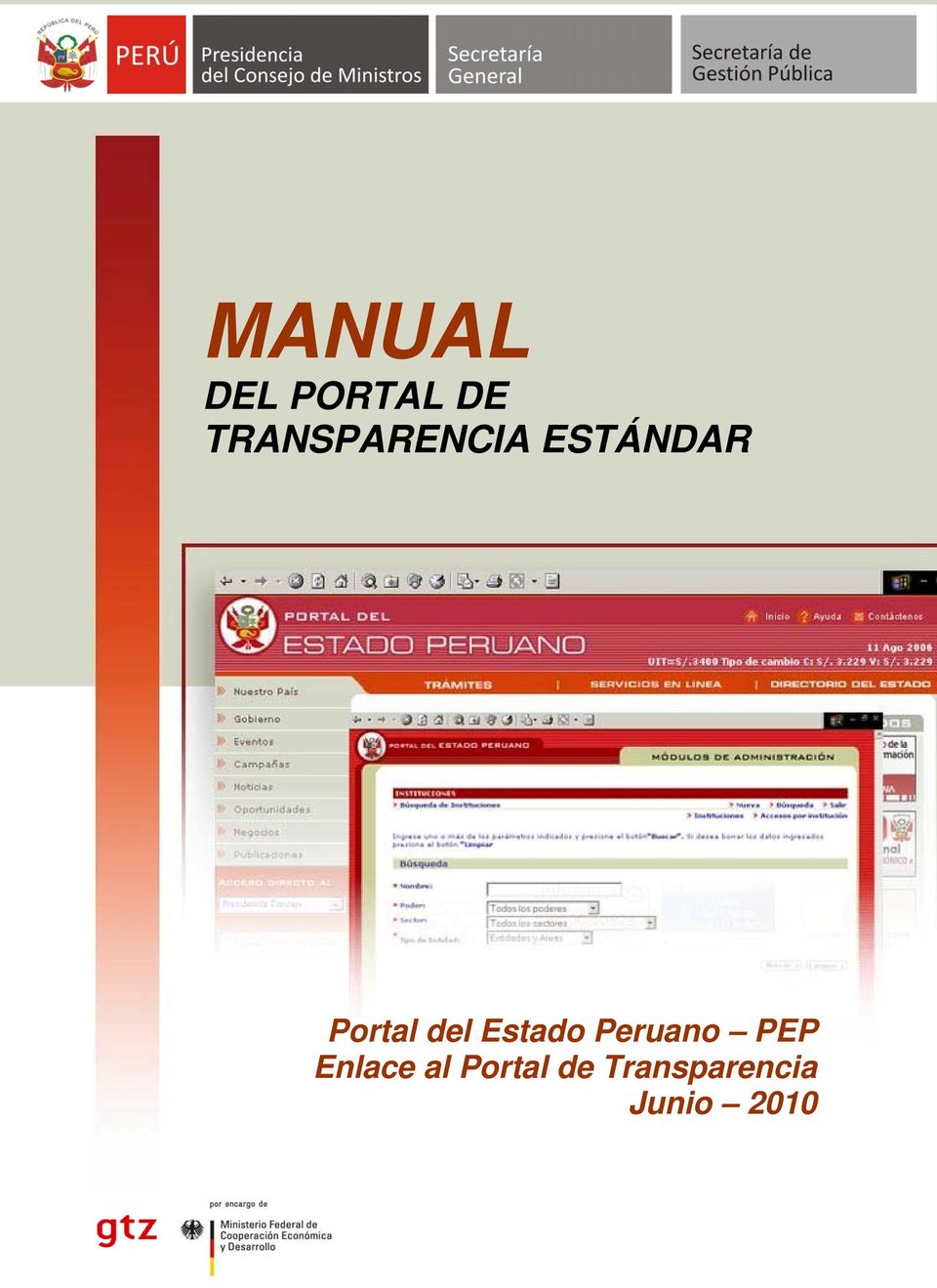 PORTAL DE TRANSPARENCIA ESTÁNDAR Portal del