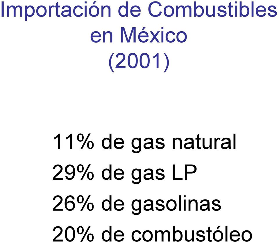 natural 29% de gas LP 26% de