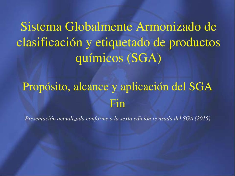 alcance y aplicación del SGA Fin Presentación
