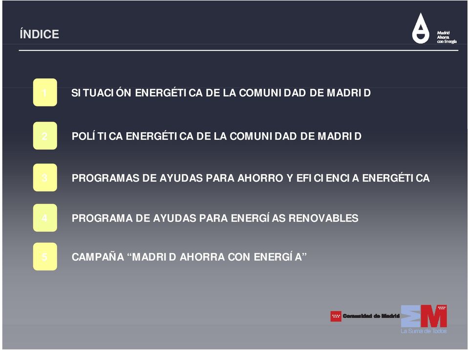AYUDAS PARA AHORRO Y EFICIENCIA ENERGÉTICA 4 PROGRAMA DE