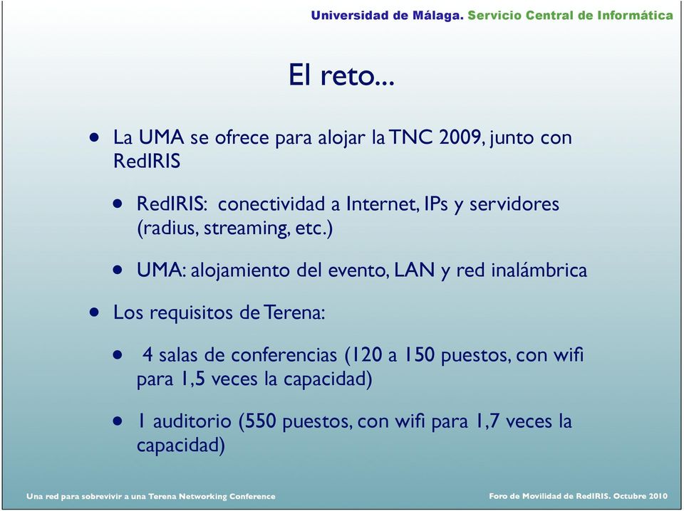Internet, IPs y servidores (radius, streaming, etc.