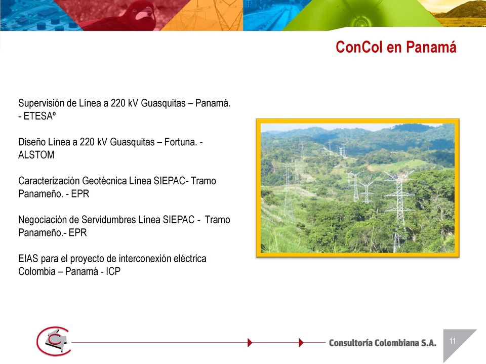 - ALSTOM Caracterización Geotécnica Línea SIEPAC- Tramo Panameño.