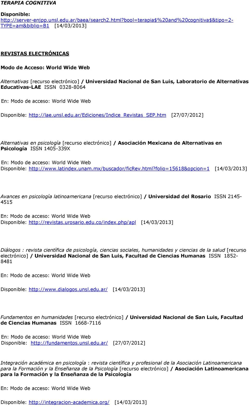 Educativas-LAE ISSN 0328-8064 http://lae.unsl.edu.ar/ediciones/indice_revistas_sep.