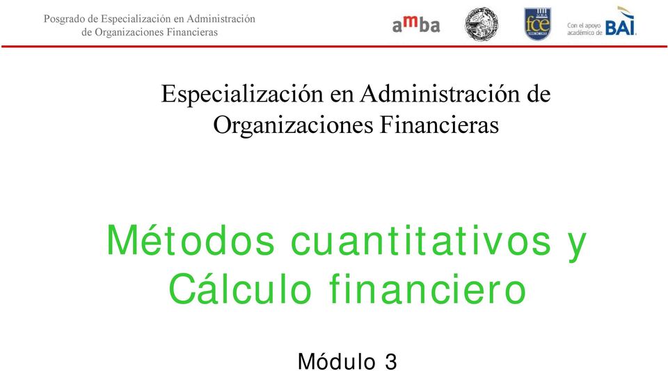 Organizaciones Financieras
