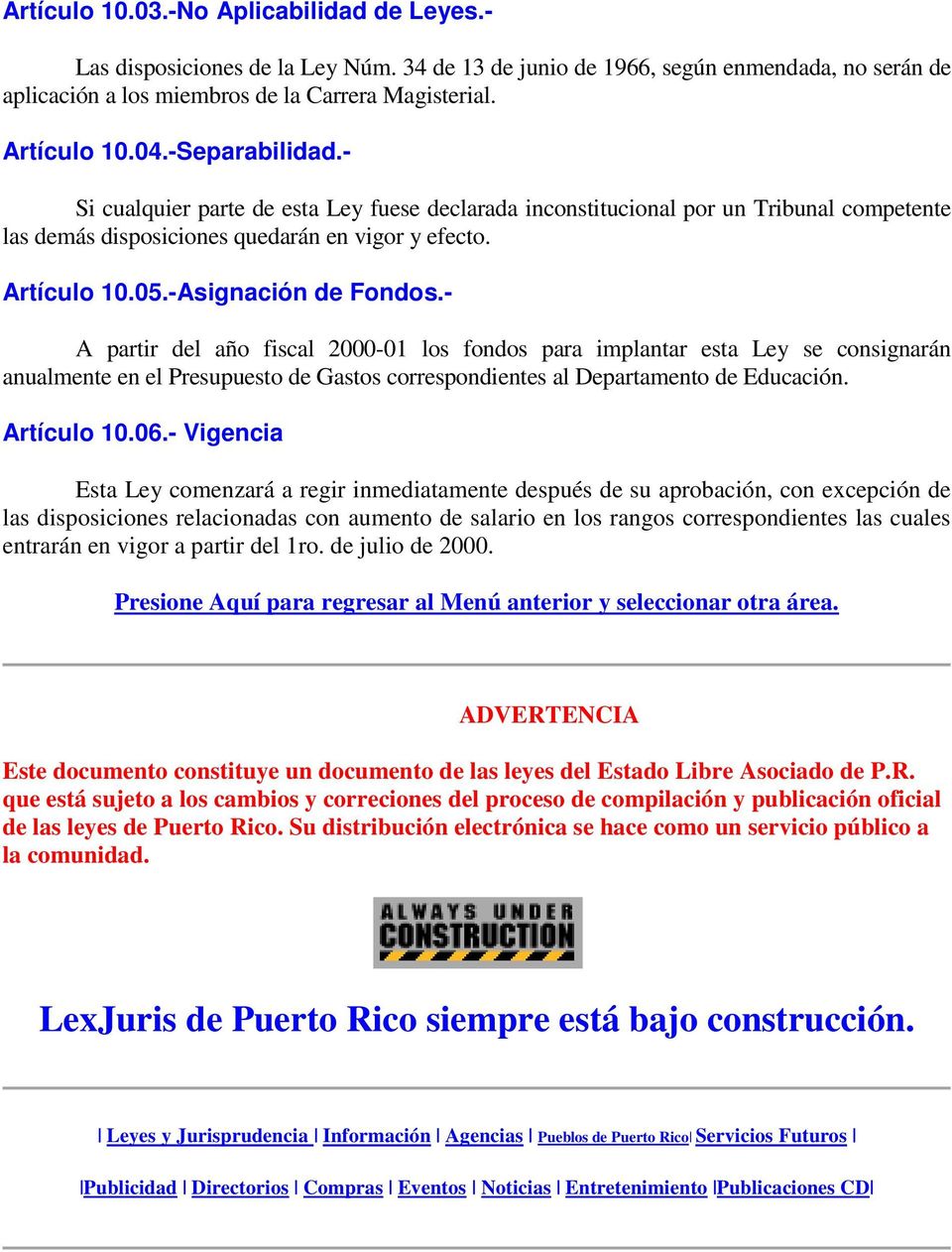 Ley de la Carrera Magisterial de Puerto Rico PDF Free Download
