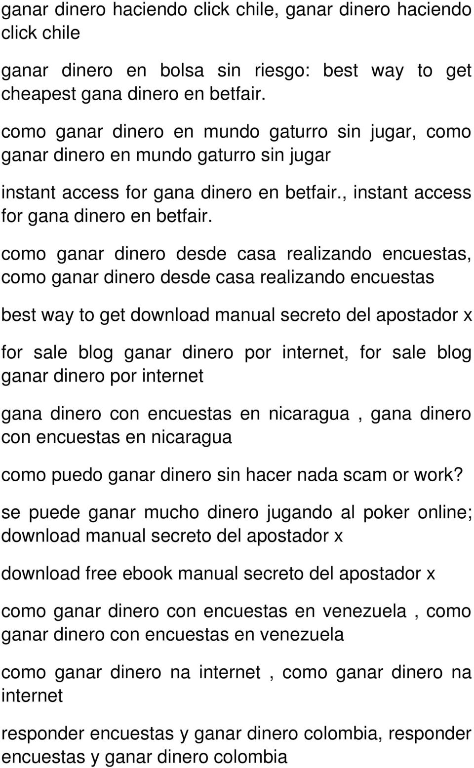manual secreto del apostador x for sale blog ganar dinero por internet, for sale blog ganar dinero por internet gana dinero con encuestas en nicaragua, gana dinero con encuestas en nicaragua como