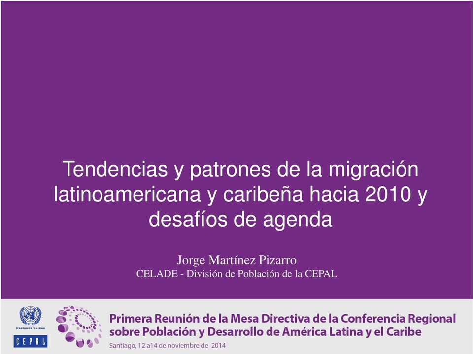 desafíos de agenda Jorge Martínez