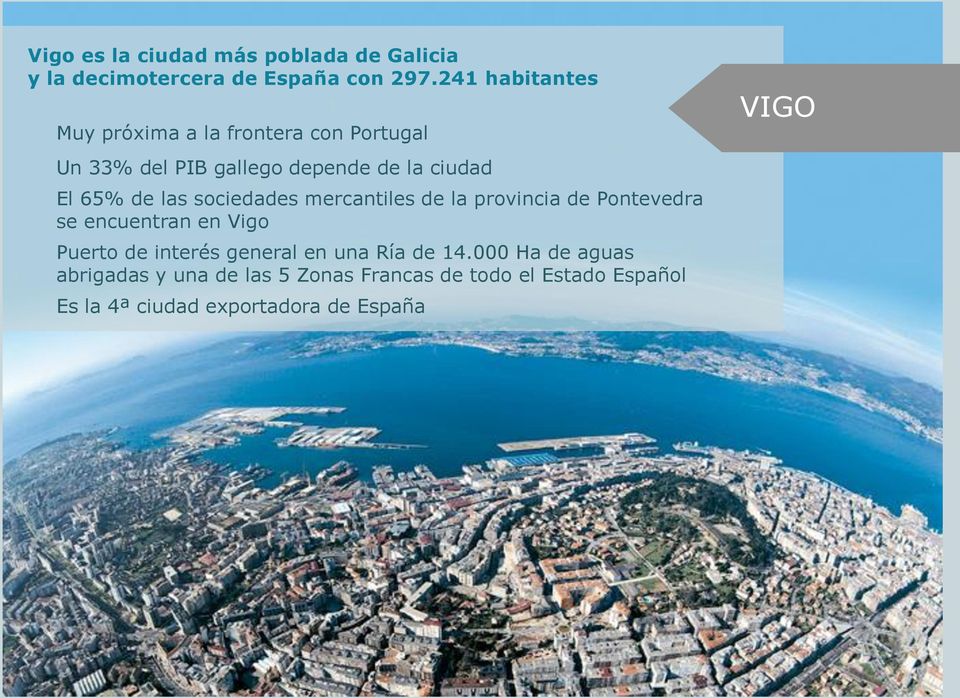 las sociedades mercantiles de la provincia de Pontevedra se encuentran en Vigo Puerto de interés general en