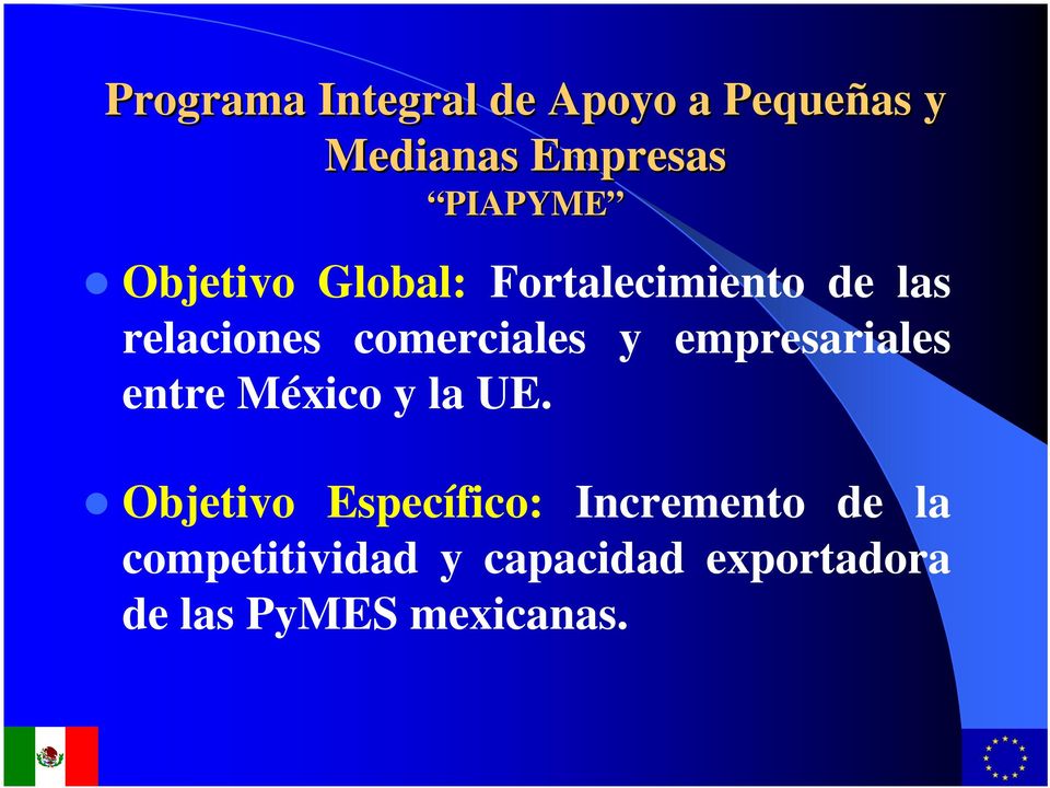 empresariales entre México y la UE.