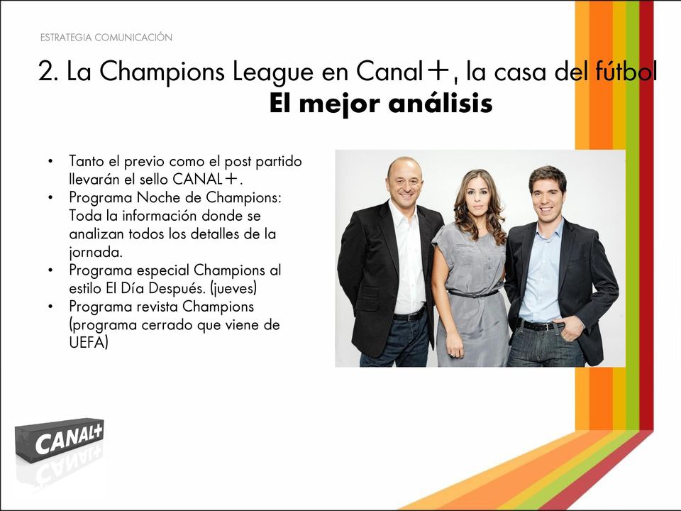 Programa Noche de Champions: Toda la información donde se analizan todos los detalles de