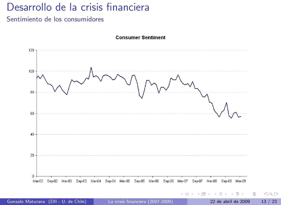 de Chile) La crisis financiera