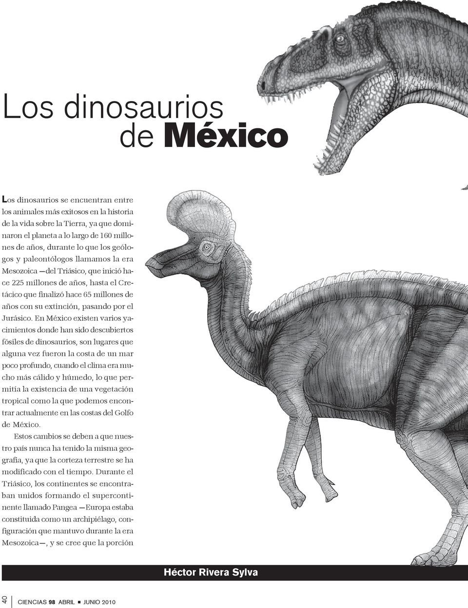 Los dinosaurios de México - PDF Descargar libre
