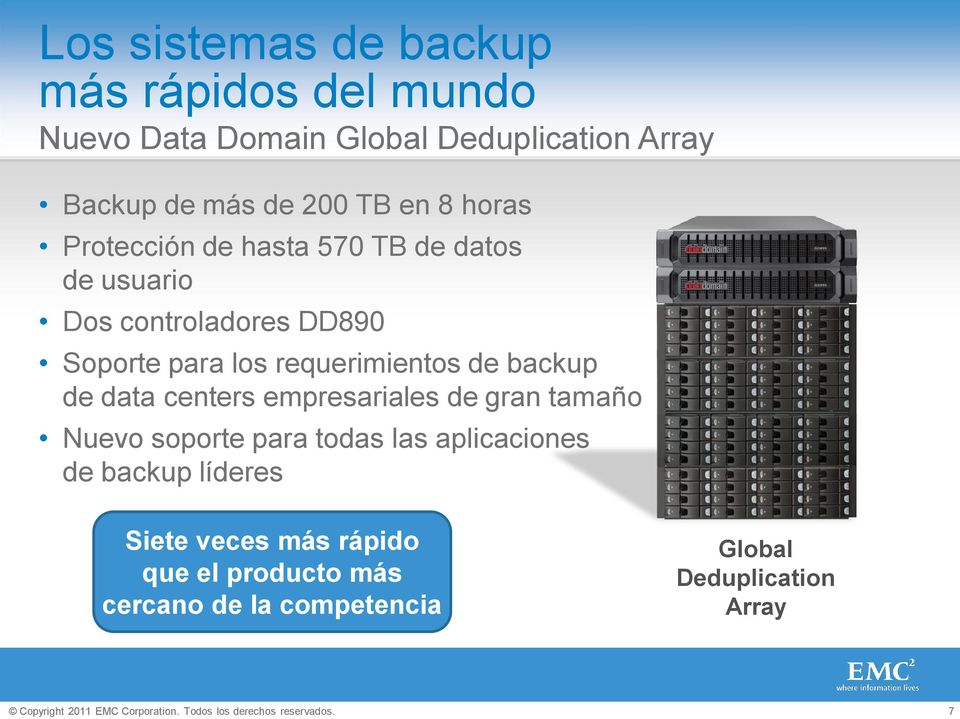 requerimientos de backup de data centers empresariales de gran tamaño Nuevo soporte para todas las