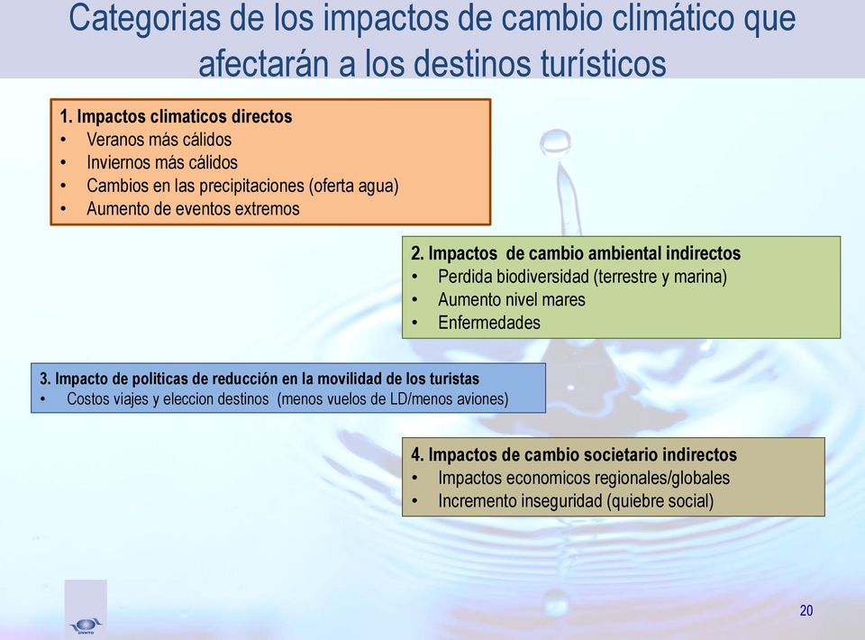 Impactos de cambio ambiental indirectos Perdida biodiversidad (terrestre y marina) Aumento nivel mares Enfermedades 3.