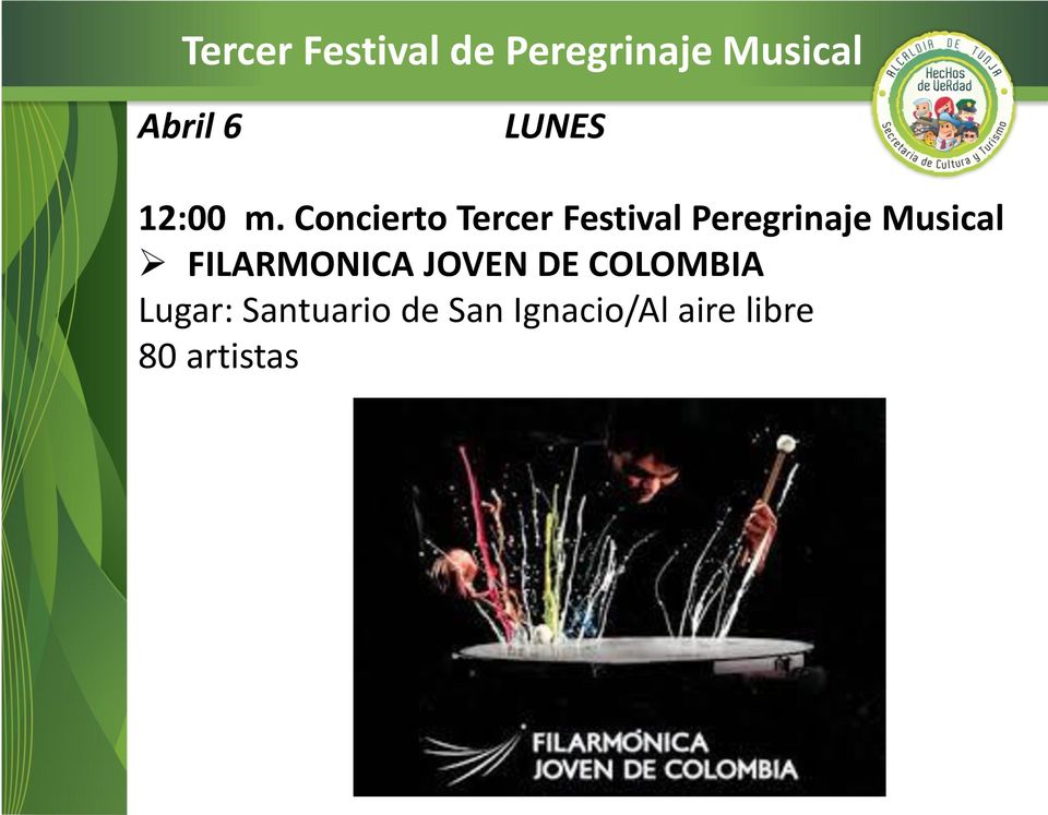 Concierto Tercer Festival Peregrinaje Musical