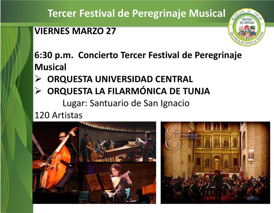 Concierto Tercer Festival de Peregrinaje Musical