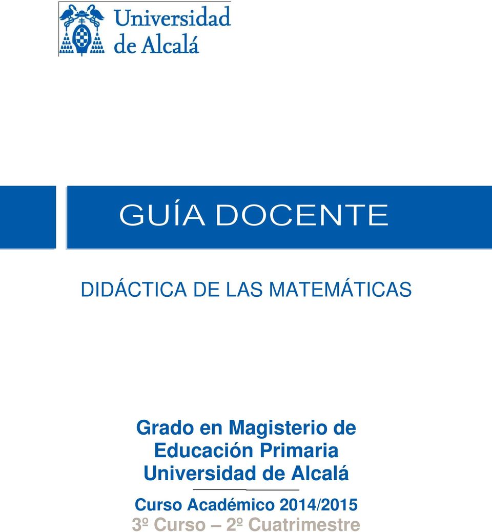 Universidad de Alcalá Curso