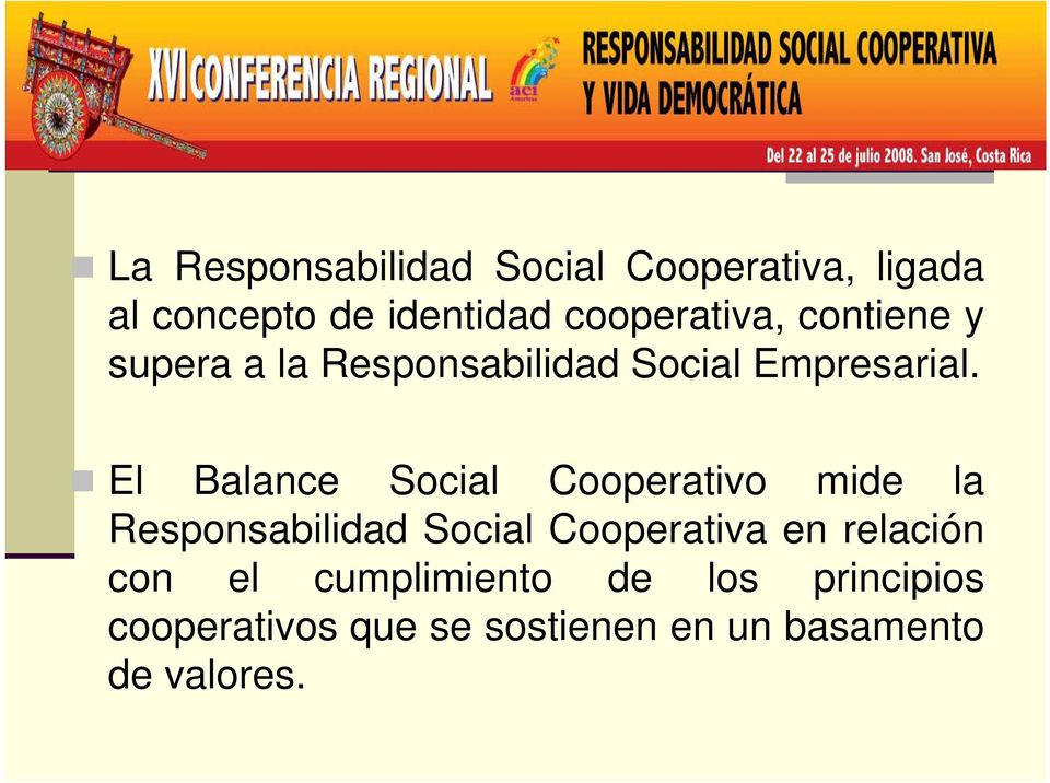 El Balance Social Cooperativo mide la Responsabilidad Social Cooperativa en