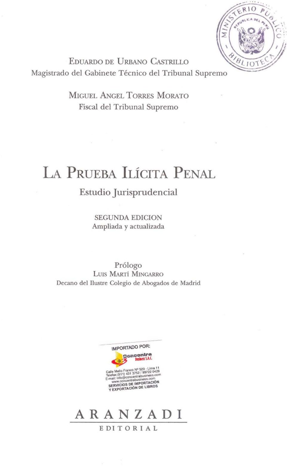 SEGUNDA EDICION Ampliada y actualizada Prólogo LUIS MARTí MINGARRO