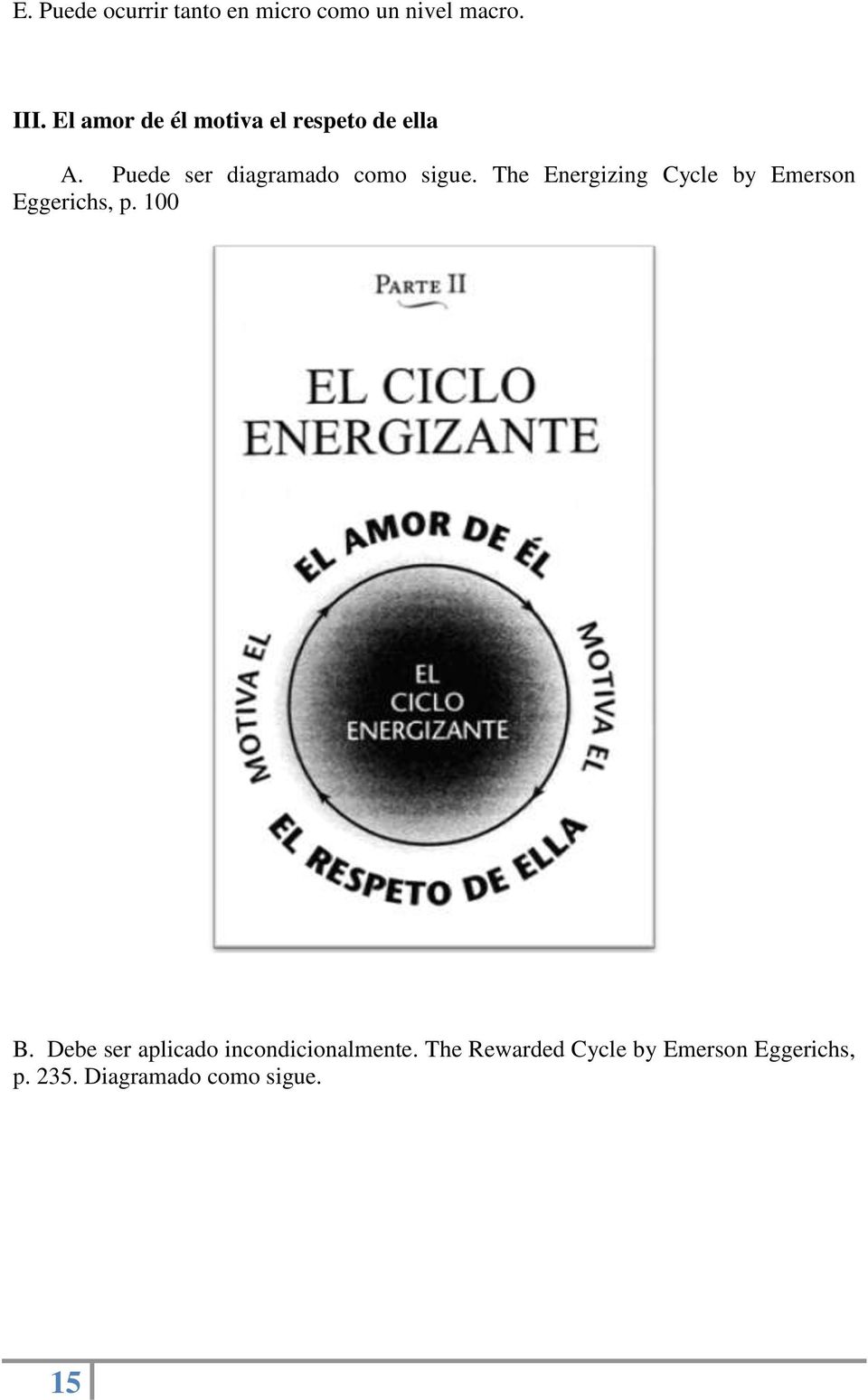 The Energizing Cycle by Emerson Eggerichs, p. 100 B.