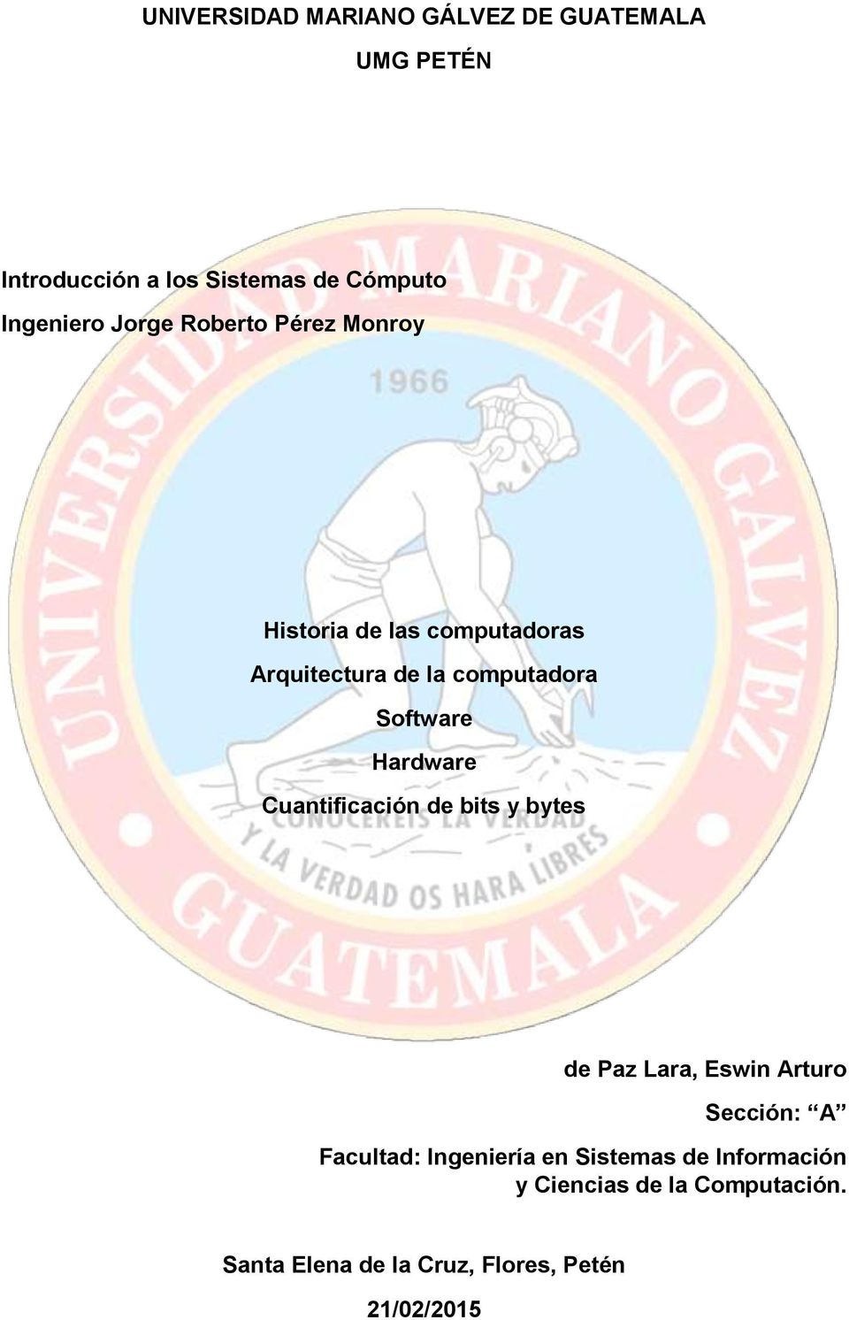 Universidad Mariano Galvez De Guatemala Umg Peten Pdf Descargar