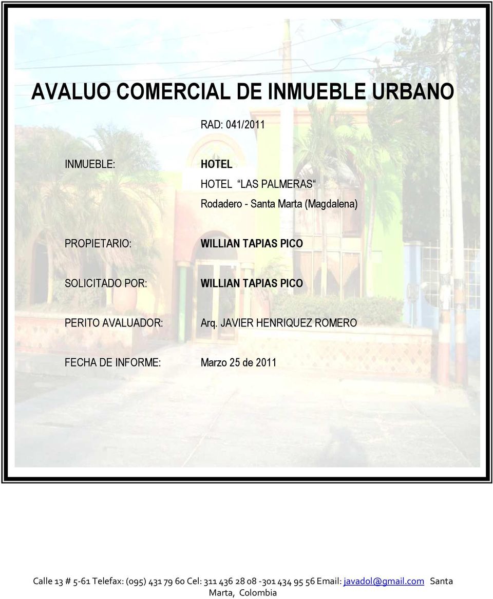 AVALUO COMERCIAL DE INMUEBLE URBANO - PDF Free Download