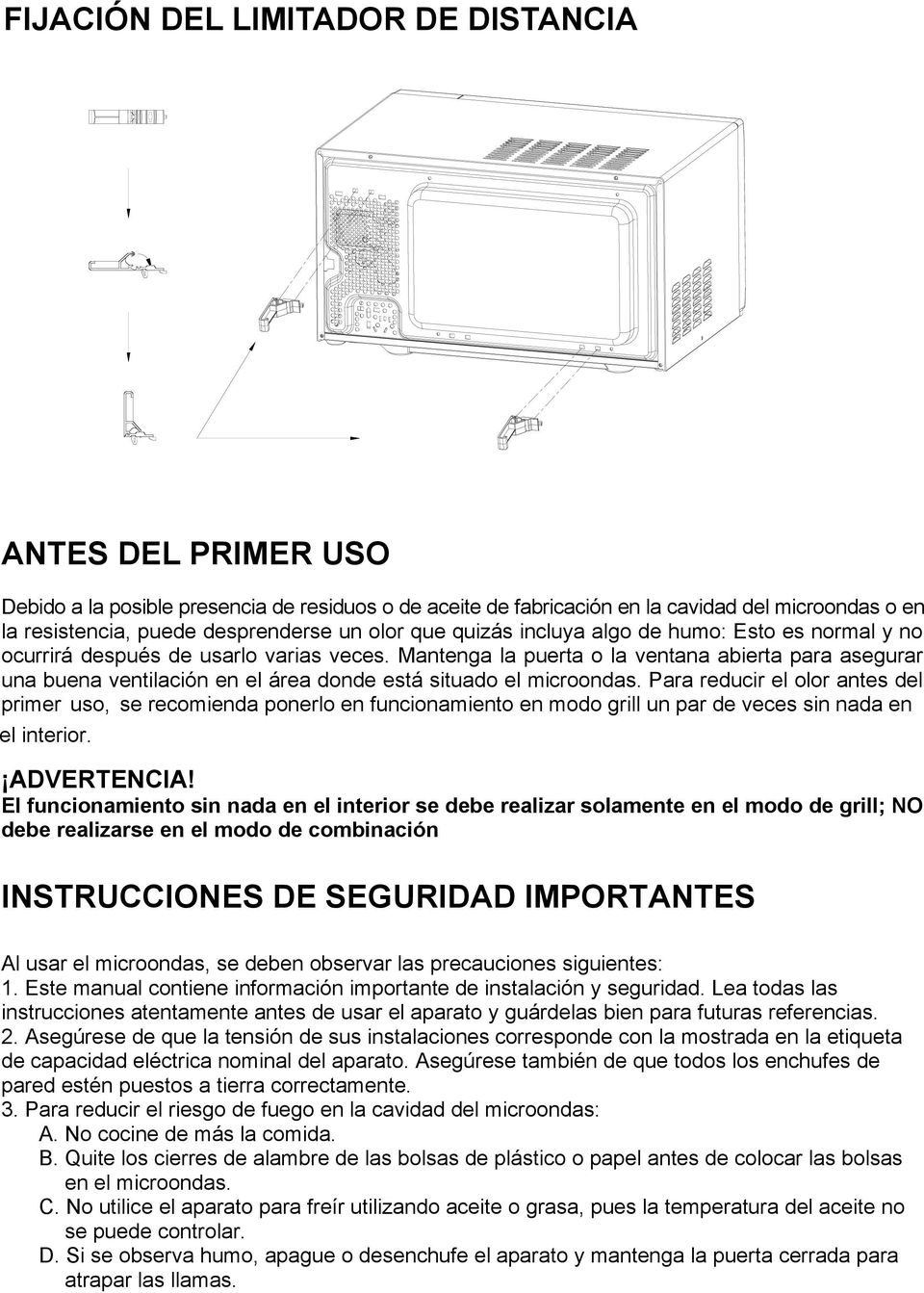 Desgracia técnico Humildad Microondas con función de grill 23L Manual del usuario SY-MW50G - PDF  Descargar libre