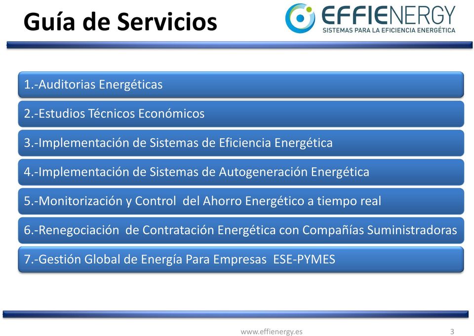 -Implementación de Sistemas de Autogeneración Energética 5.