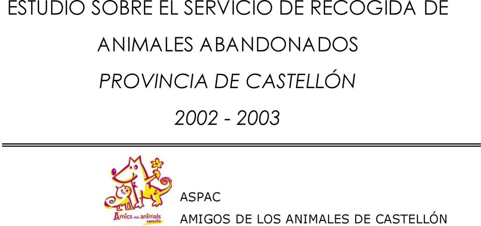 PROVINCIA DE CASTELLÓN 2002-2003