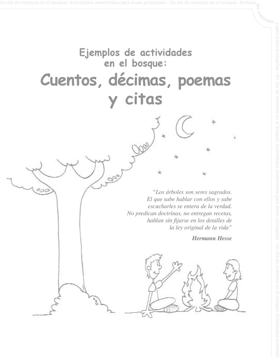 Ejemplos de actividades en el bosque: Cuentos, décimas, poemas y citas -  PDF Free Download