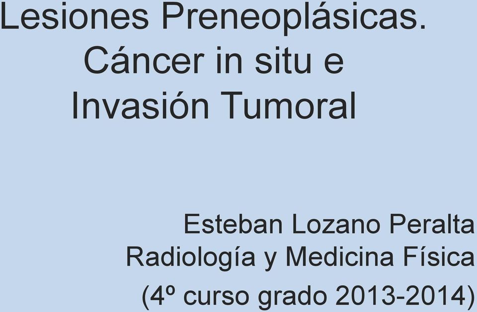 Esteban Lozano Peralta Radiología