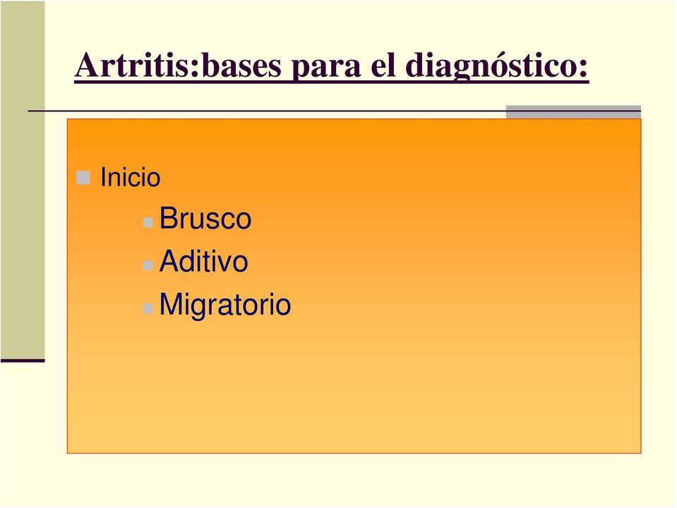 diagnóstico: