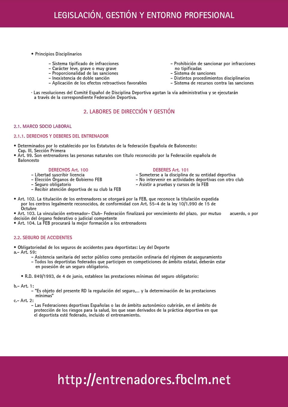 ORGANIZACIÓN Y LEGISLACIÓN DEL DEPORTE BLOQUE DE DIRECCIÓN - PDF Descargar  libre