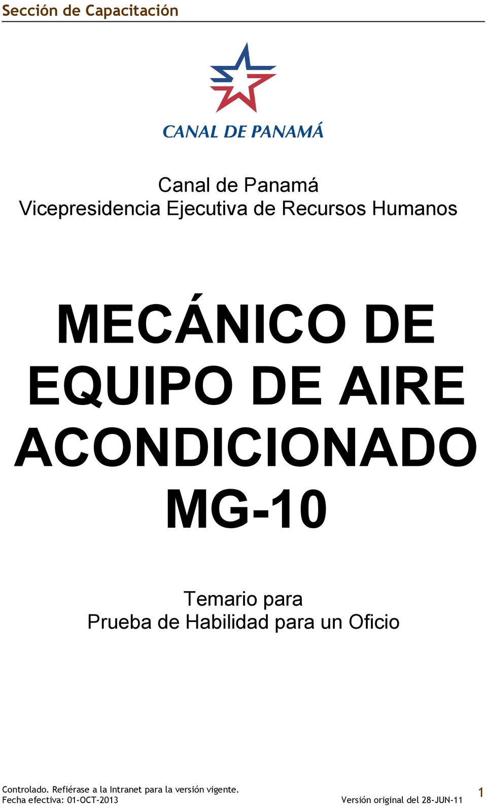 DE EQUIPO DE AIRE ACONDICIONADO MG-10