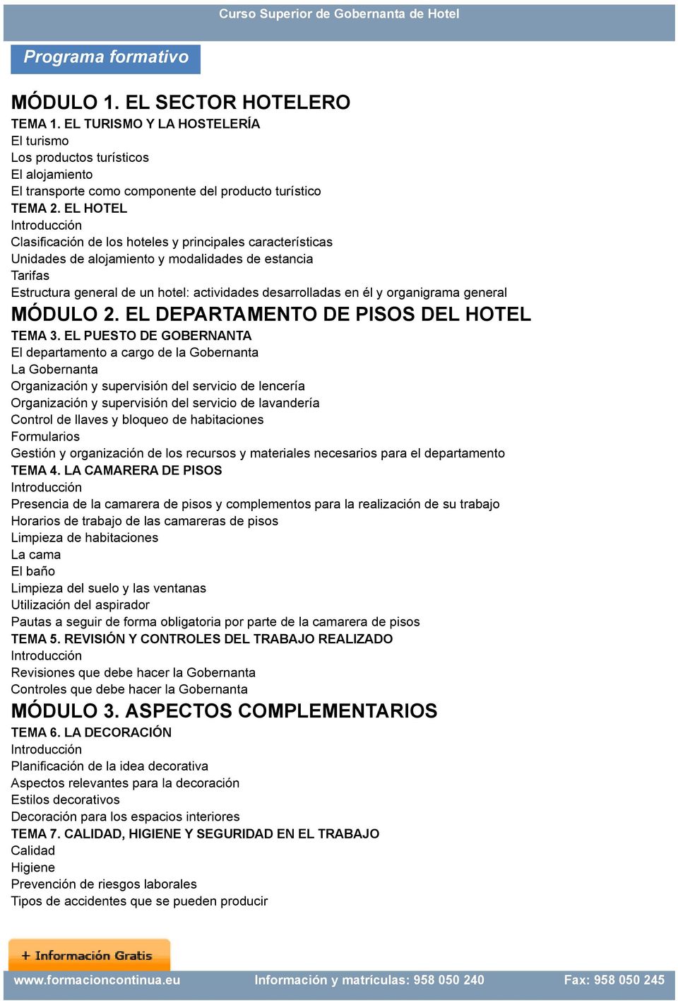 organigrama general MÓDULO 2. EL DEPARTAMENTO DE PISOS DEL HOTEL TEMA 3.
