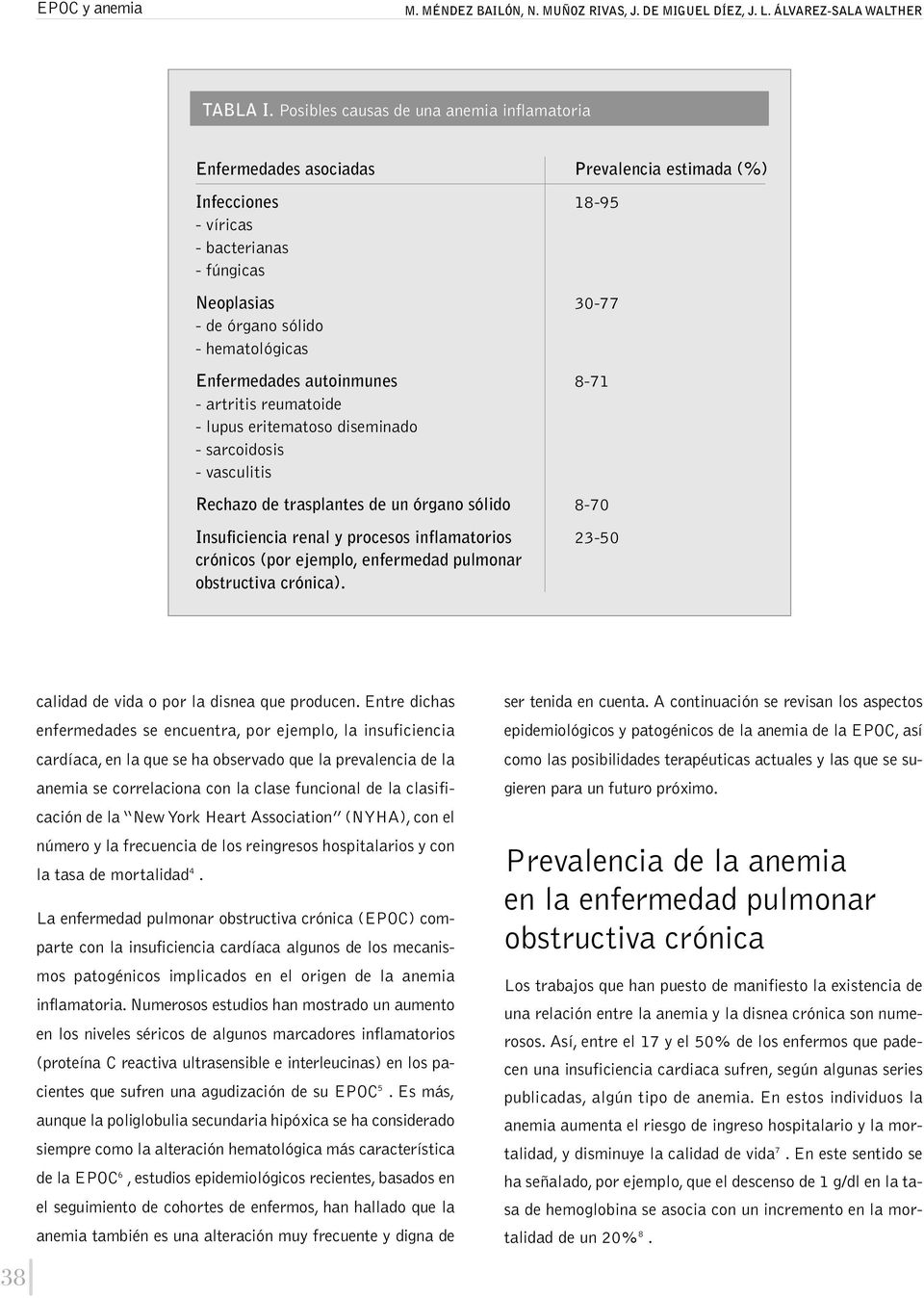 Enfermedades autoinmunes 8-71 - artritis reumatoide - lupus eritematoso diseminado - sarcoidosis - vasculitis Rechazo de trasplantes de un órgano sólido 8-70 Insuficiencia renal y procesos