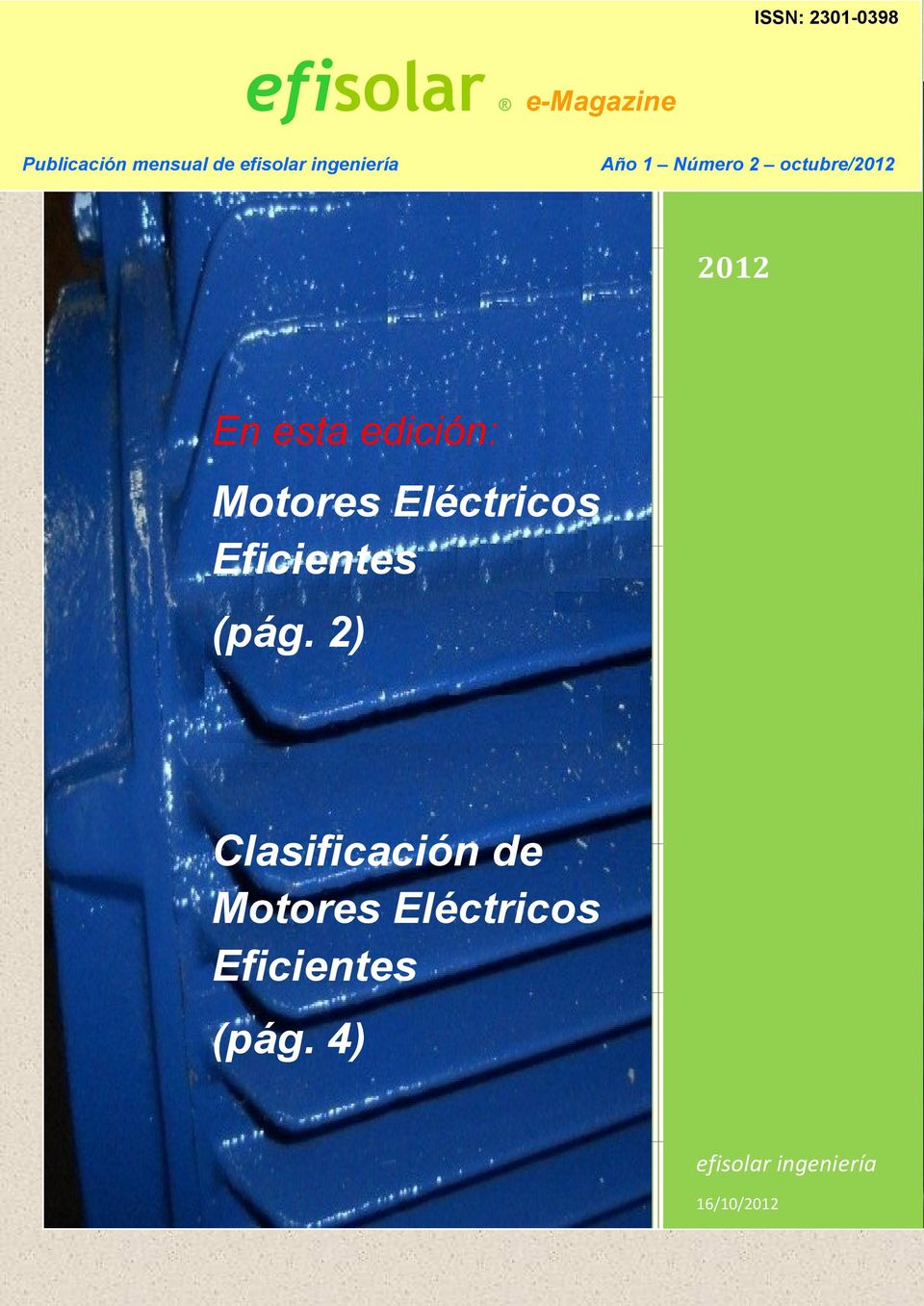 edición: Motores Eléctricos Eficientes (pág.