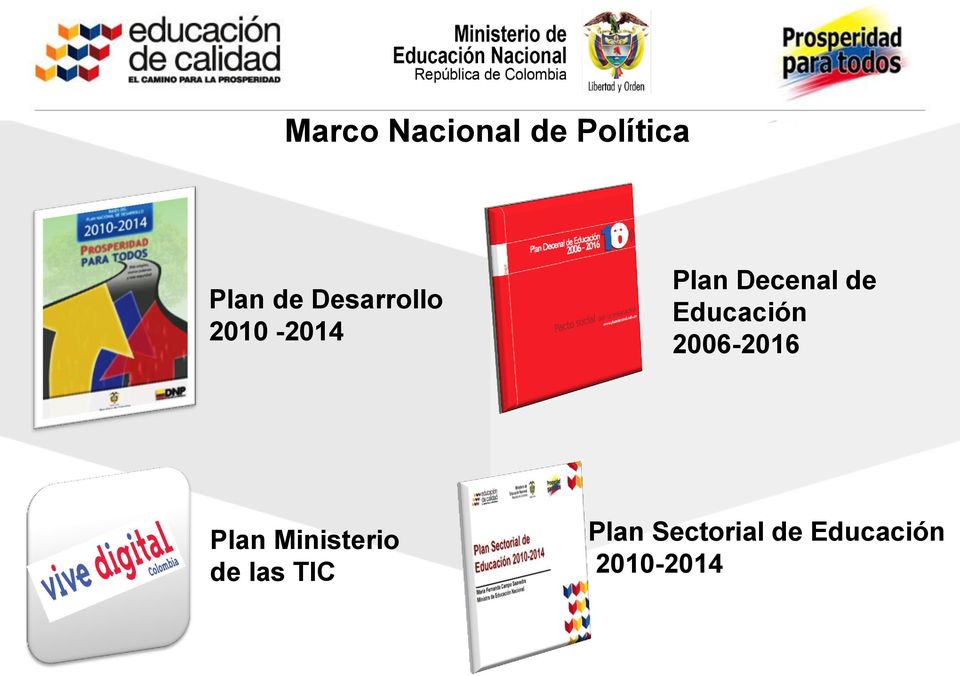 Educación 2006-2016 Plan Ministerio de