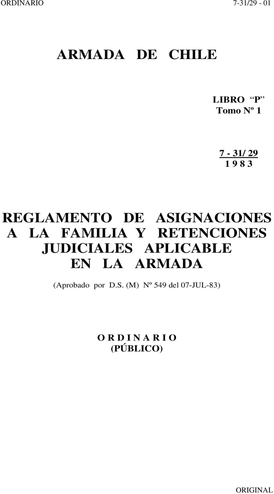 Y RETENCIONES JUDICIALES APLICABLE EN LA ARMADA (Aprobado