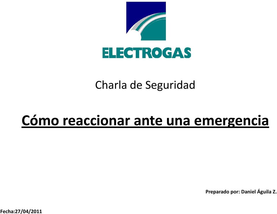 emergencia Preparado por:
