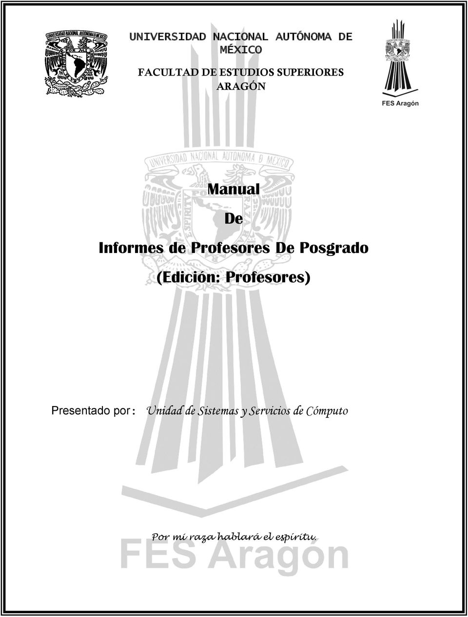 Profesores De Posgrado (Edición: Profesores) Presentado