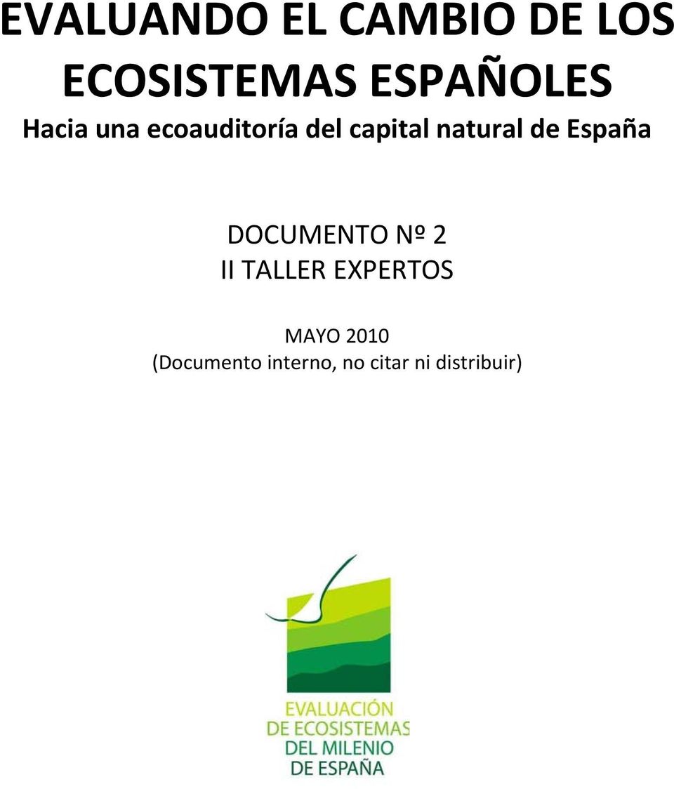 natural de España DOCUMENTO Nº 2 II TALLER