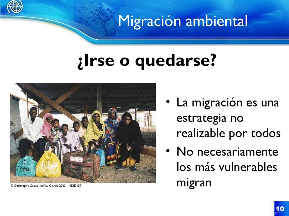 MKE0157 La migración es una estrategia no