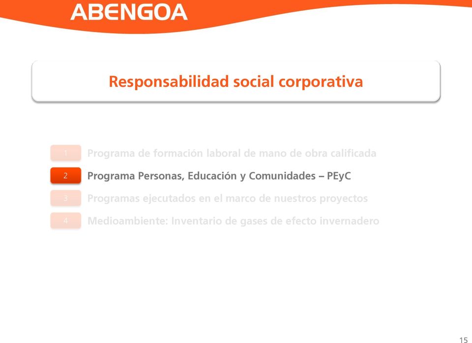 Educación y Comunidades PEyC Programas ejecutados en el marco de
