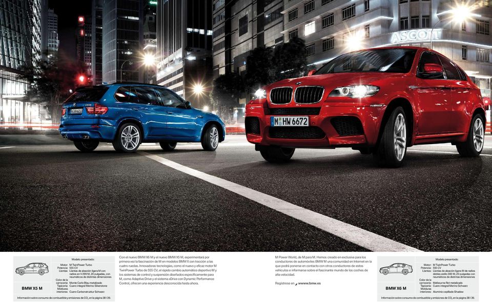 primera vez la fascinación de M en modelos BMW X con tracción a las cuatro ruedas.