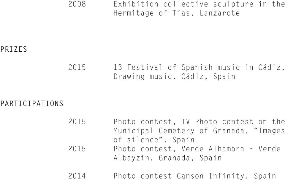 Cádiz, Spain PARTICIPATIONS 2015 Photo contest, IV Photo contest on the Municipal Cemetery of