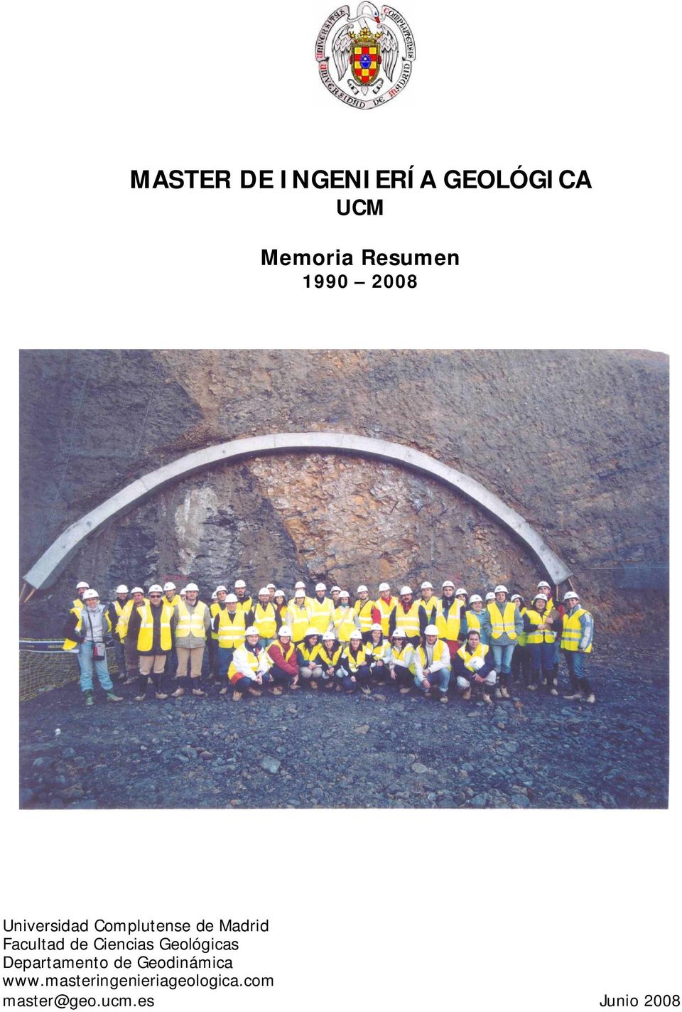 Master De Ingenieria Geologica Ucm Memoria Resumen Pdf