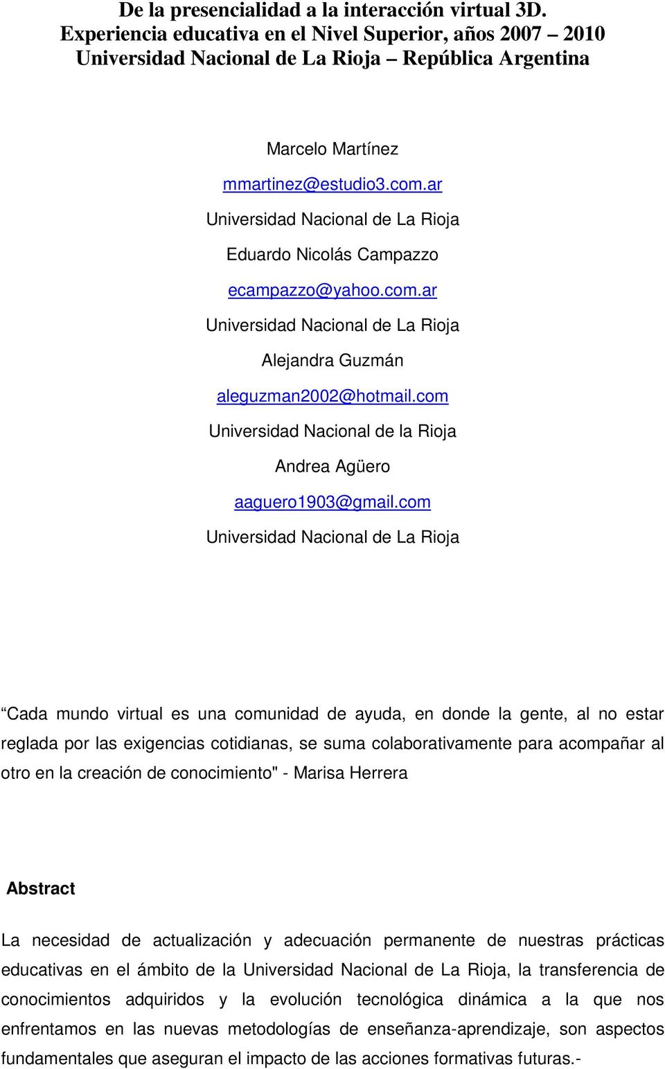 com Universidad Nacional de la Rioja Andrea Agüero aaguero1903@gmail.